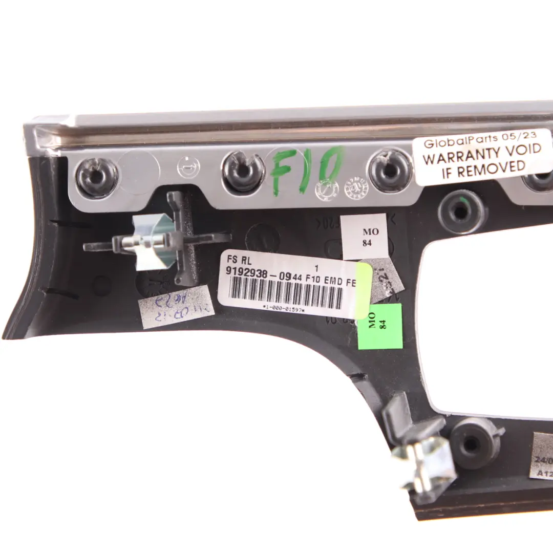  Headlight Switch Frame BMW F10 F11 Cover Surround Trim Fine Wood Chrom - SKU rhd-9192938 - Part number 9192938