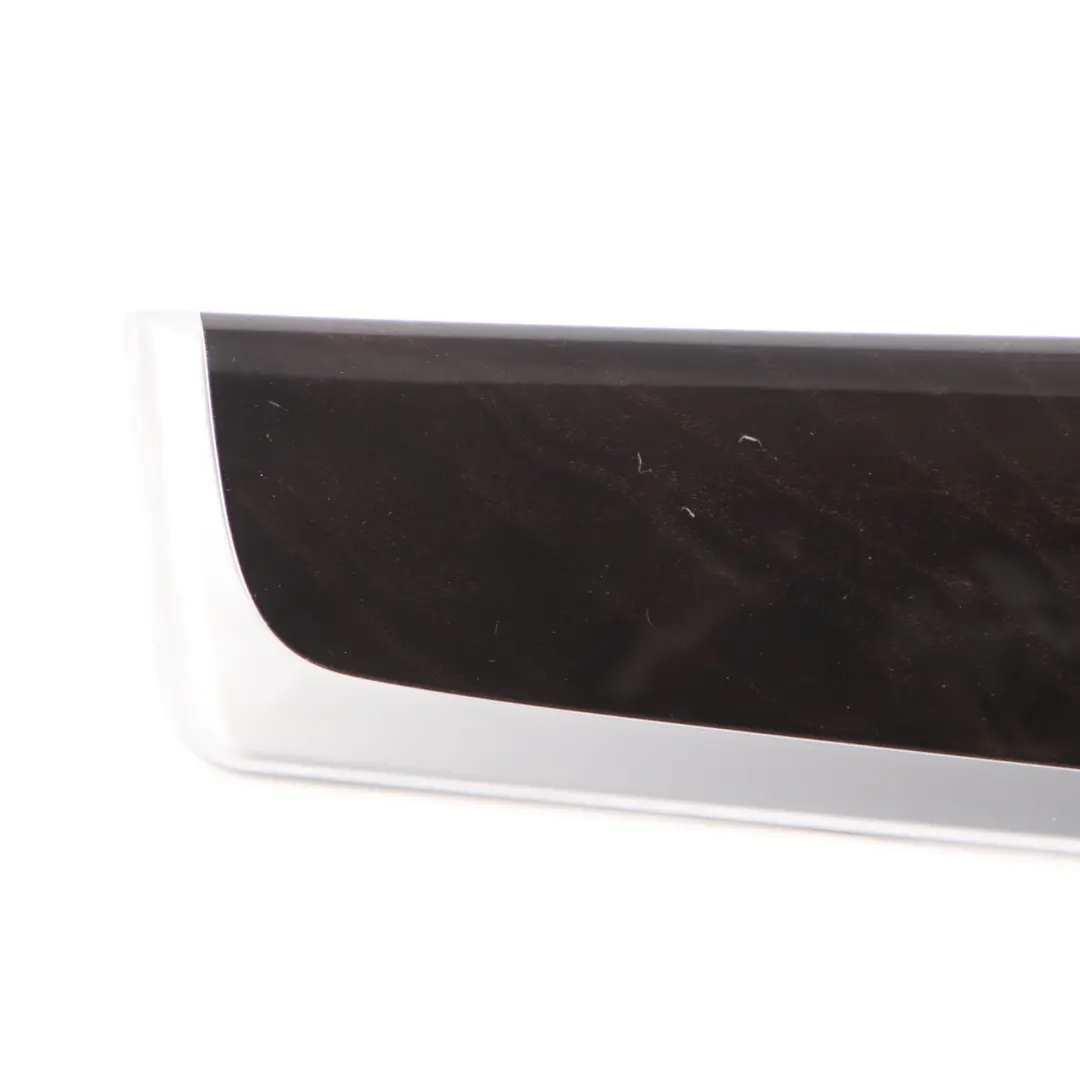 Decor Strip Trim Dashboard Fine Wood Perlglanz Chrom to Dash Cover BMW F10 F11 with Part number 9192940 Dash Cover BMW F10 F11 Decor Strip Trim Dashboard Fine Wood Perlglanz Chrom - SKU rhd-9192940 - Part number 9192940