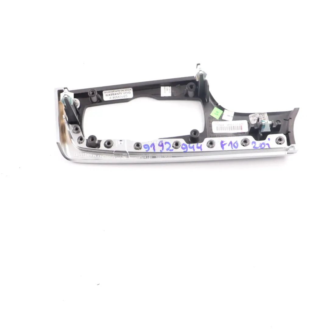 Instrument Panel Trim BMW F10 Decor Fine Wood Anthracite Perlglanz Chrom to with Part number 9192944 Instrument Panel Trim BMW F10 Decor Fine Wood Anthracite Perlglanz Chrom - SKU rhd-9192944 - Part number 9192944