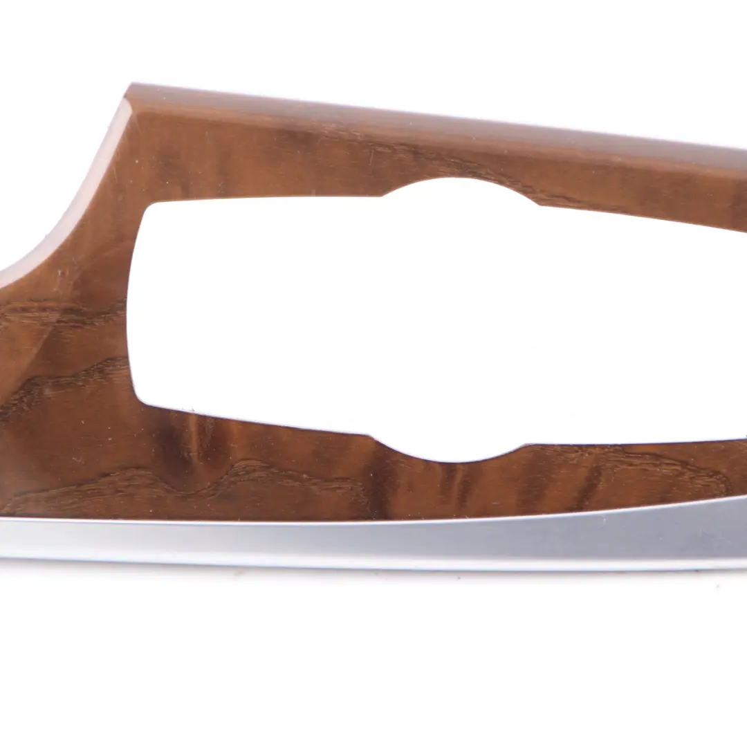 Decor Strip Trim Dashboard Cover Wood Beige Chrome Right O/S to BMW F10 F11 with Part number 9192950 BMW F10 F11 Decor Strip Trim Dashboard Cover Wood Beige Chrome Right O/S - SKU rhd-9192950 - Part number 9192950