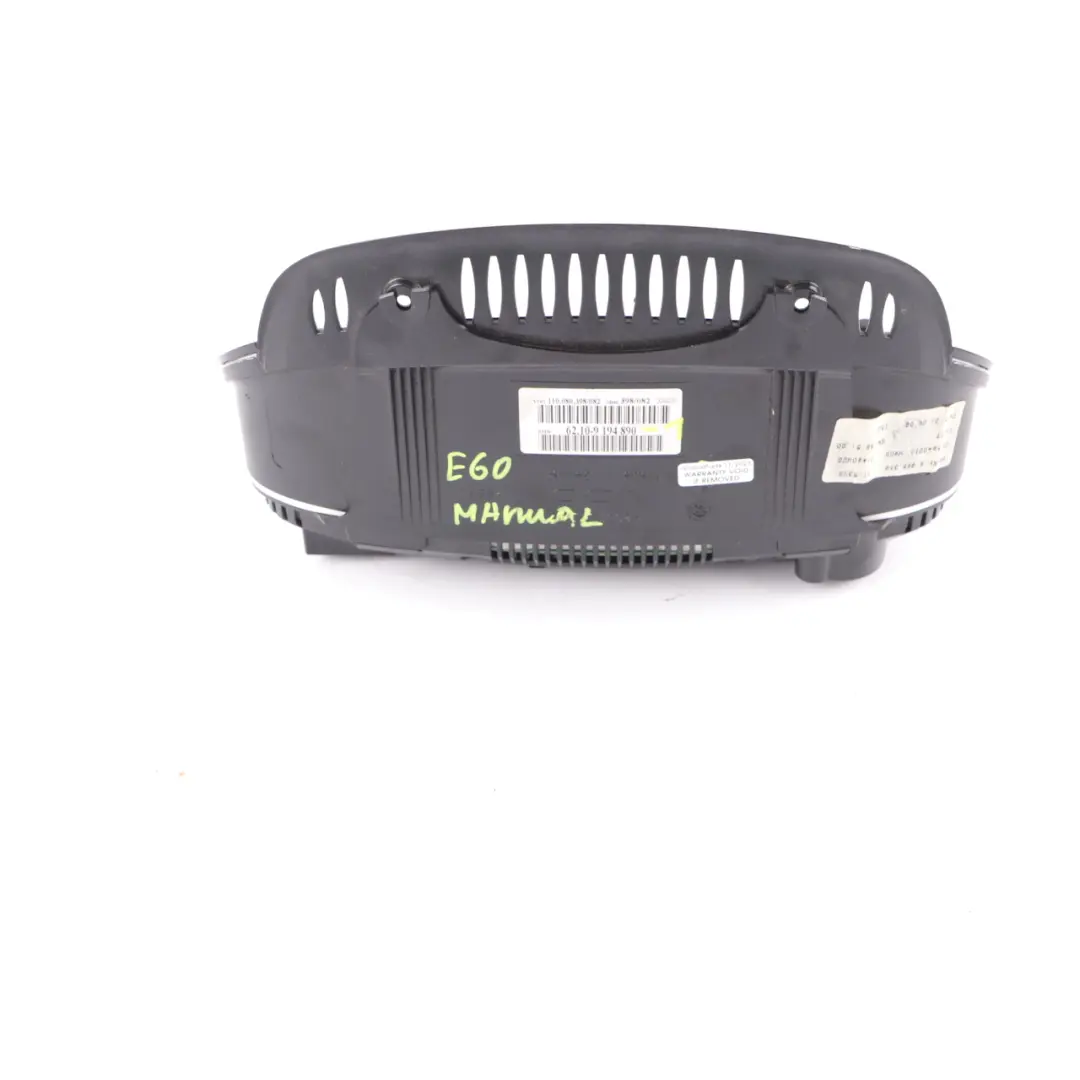 Instrument Cluster Clocks Speedo Manual Diesel to BMW 5 Series E60 E61 LCI with Part number 9194890 BMW 5 Series E60 E61 LCI Instrument Cluster Clocks Speedo Manual Diesel - SKU rhd-9194890-1 - Part number 9194890