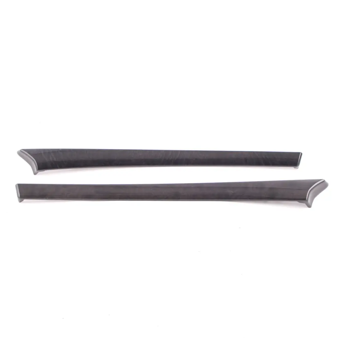 BMW F07 Set Trim Console Dashboard Door Card Strip Cover Wood Ash Anthracite - SKU rhd-9195657-1 - Part number 9195657