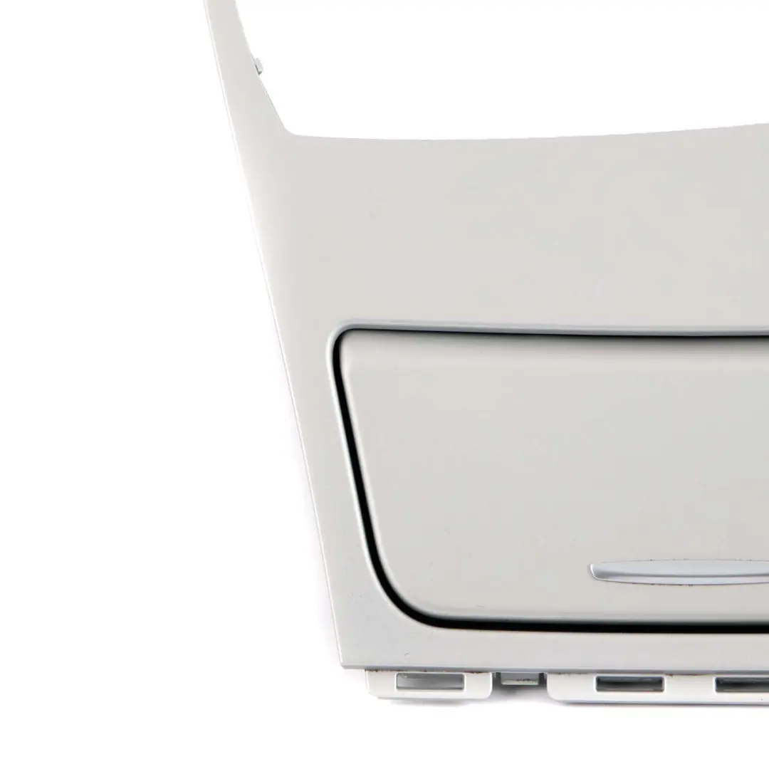 Centre Console Ashtray Ash Trim Cover Satinsilber Matt to BMW 1 Series E81 E82 E88 with Part number 9197190 BMW 1 Series E81 E82 E88 Centre Console Ashtray Ash Trim Cover Satinsilber Matt - SKU rhd-9197190-1 - Part number 9197190