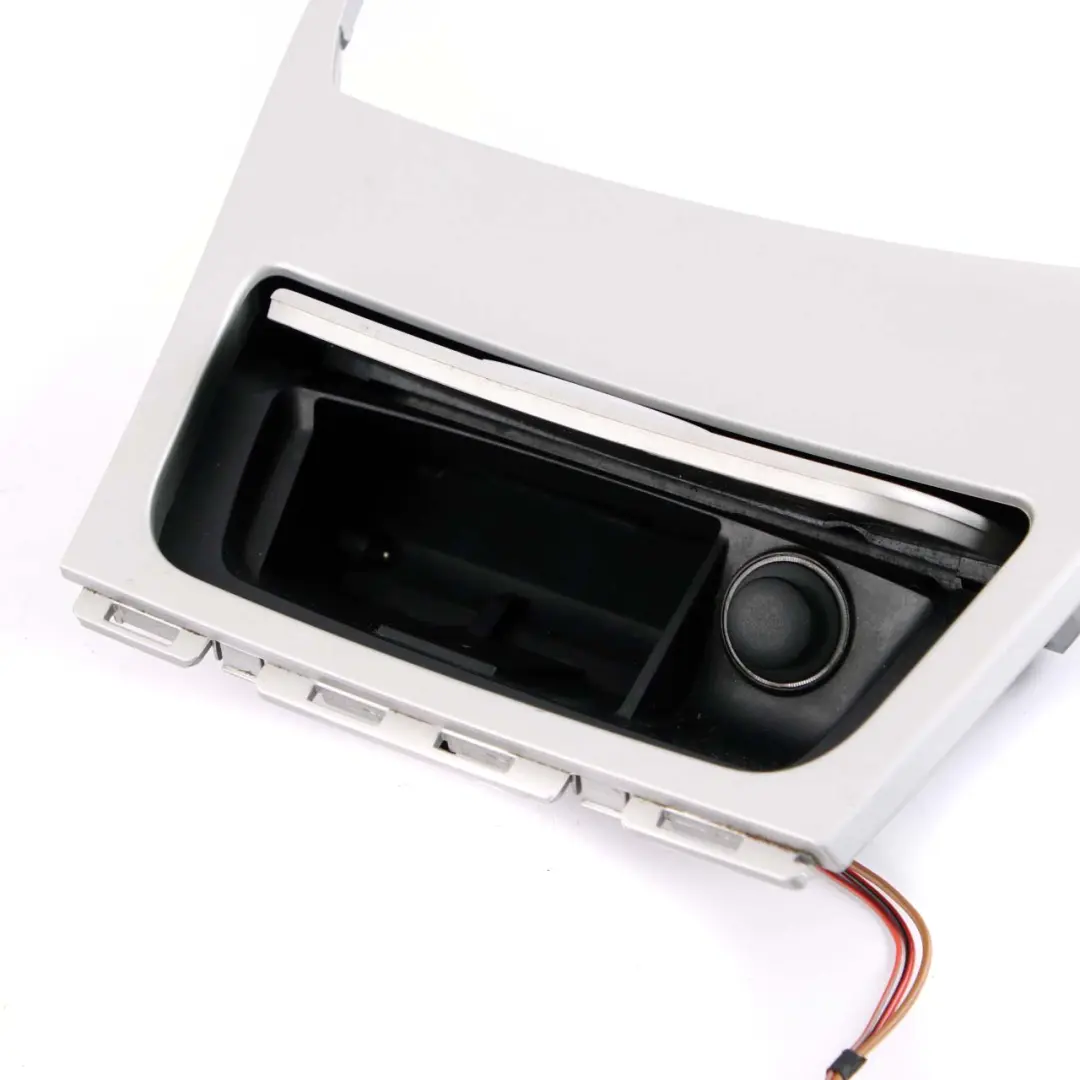 Centre Console Ashtray Ash Trim Cover Satinsilber Matt to BMW 1 Series E81 E82 E88 with Part number 9197190 BMW 1 Series E81 E82 E88 Centre Console Ashtray Ash Trim Cover Satinsilber Matt - SKU rhd-9197190-1 - Part number 9197190