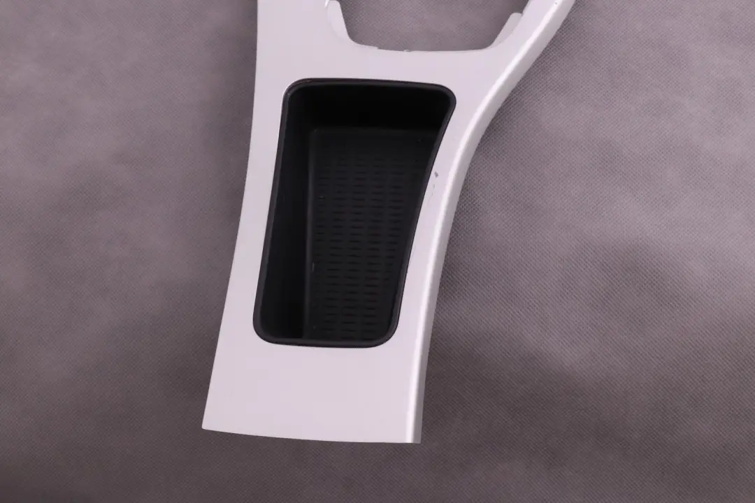 BMW 3 Series E90 LCI Cover Centre Console Trim Ashtray Gear Surround Satinsilber - SKU rhd-9197237-1 - Part number 9197237