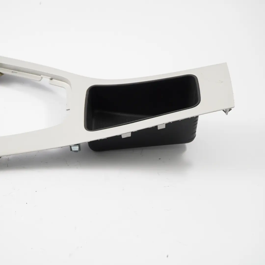 BMW E90 LCI Centre Console Cover Trim Ashtray Gear Shift Satinsilber Silver - SKU rhd-9197237-3 - Part number 9197237