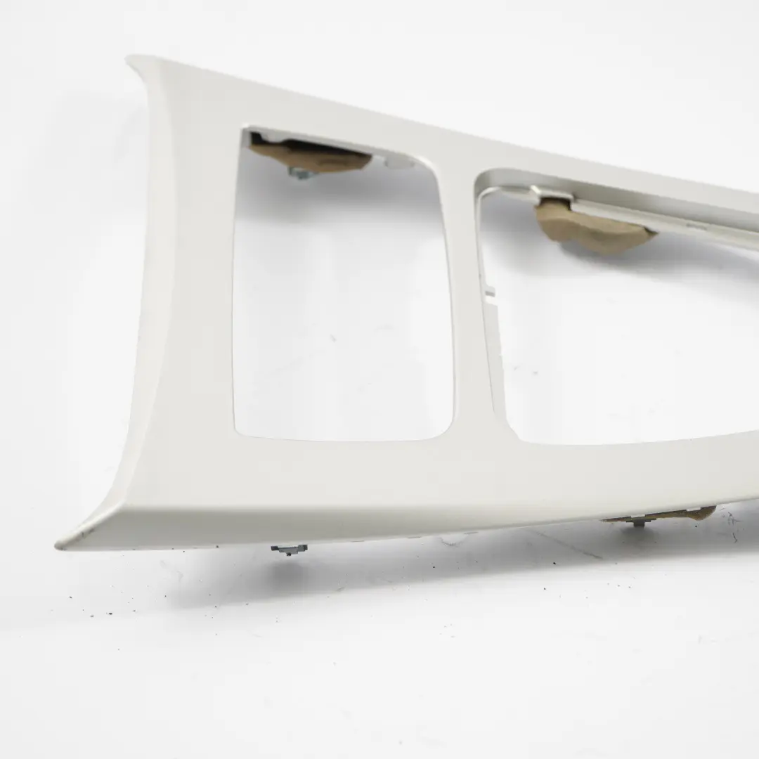 Centre Console Cover Trim Ashtray Gear Shift Satinsilber Silver to BMW E90 LCI with Part number 9197237 BMW E90 LCI Centre Console Cover Trim Ashtray Gear Shift Satinsilber Silver - SKU rhd-9197237-3 - Part number 9197237