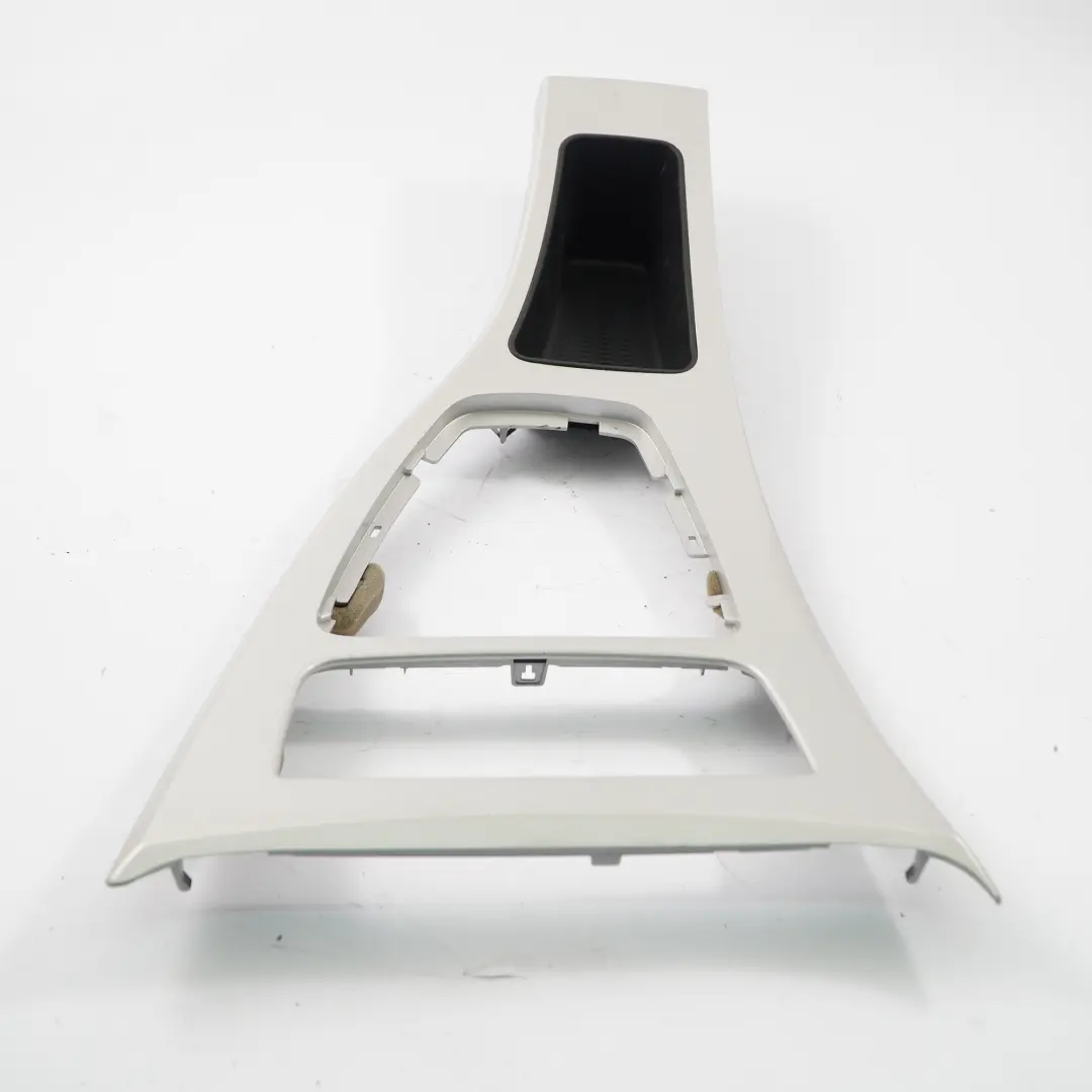 Centre Console Cover Trim Ashtray Gear Shift Satinsilber Silver to BMW E90 LCI with Part number 9197237 BMW E90 LCI Centre Console Cover Trim Ashtray Gear Shift Satinsilber Silver - SKU rhd-9197237-3 - Part number 9197237