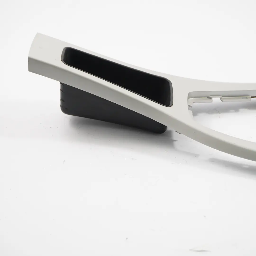 Centre Console Cover Trim Ashtray Gear Shift Satinsilber Silver to BMW E90 LCI with Part number 9197237 BMW E90 LCI Centre Console Cover Trim Ashtray Gear Shift Satinsilber Silver - SKU rhd-9197237-3 - Part number 9197237