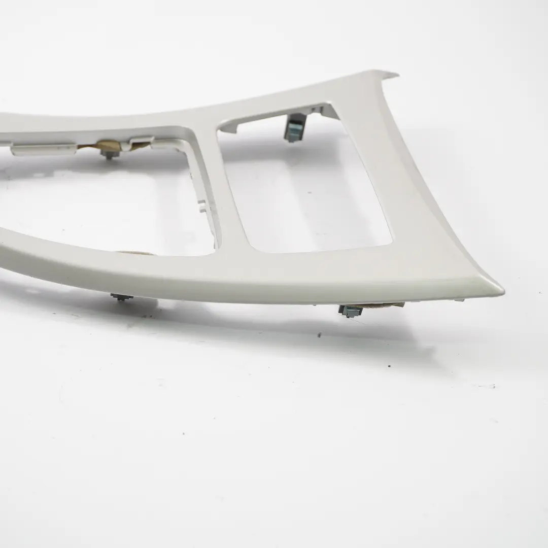BMW E90 LCI Centre Console Cover Trim Ashtray Gear Shift Satinsilber Silver - SKU rhd-9197237-3 - Part number 9197237