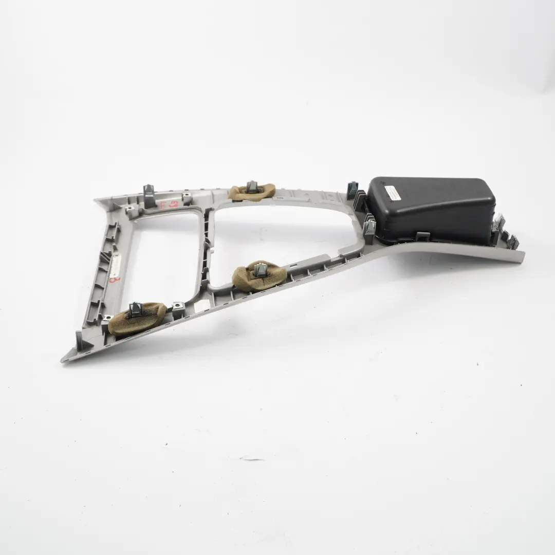 Centre Console Cover Trim Ashtray Gear Shift Satinsilber Silver to BMW E90 LCI with Part number 9197237 BMW E90 LCI Centre Console Cover Trim Ashtray Gear Shift Satinsilber Silver - SKU rhd-9197237-3 - Part number 9197237