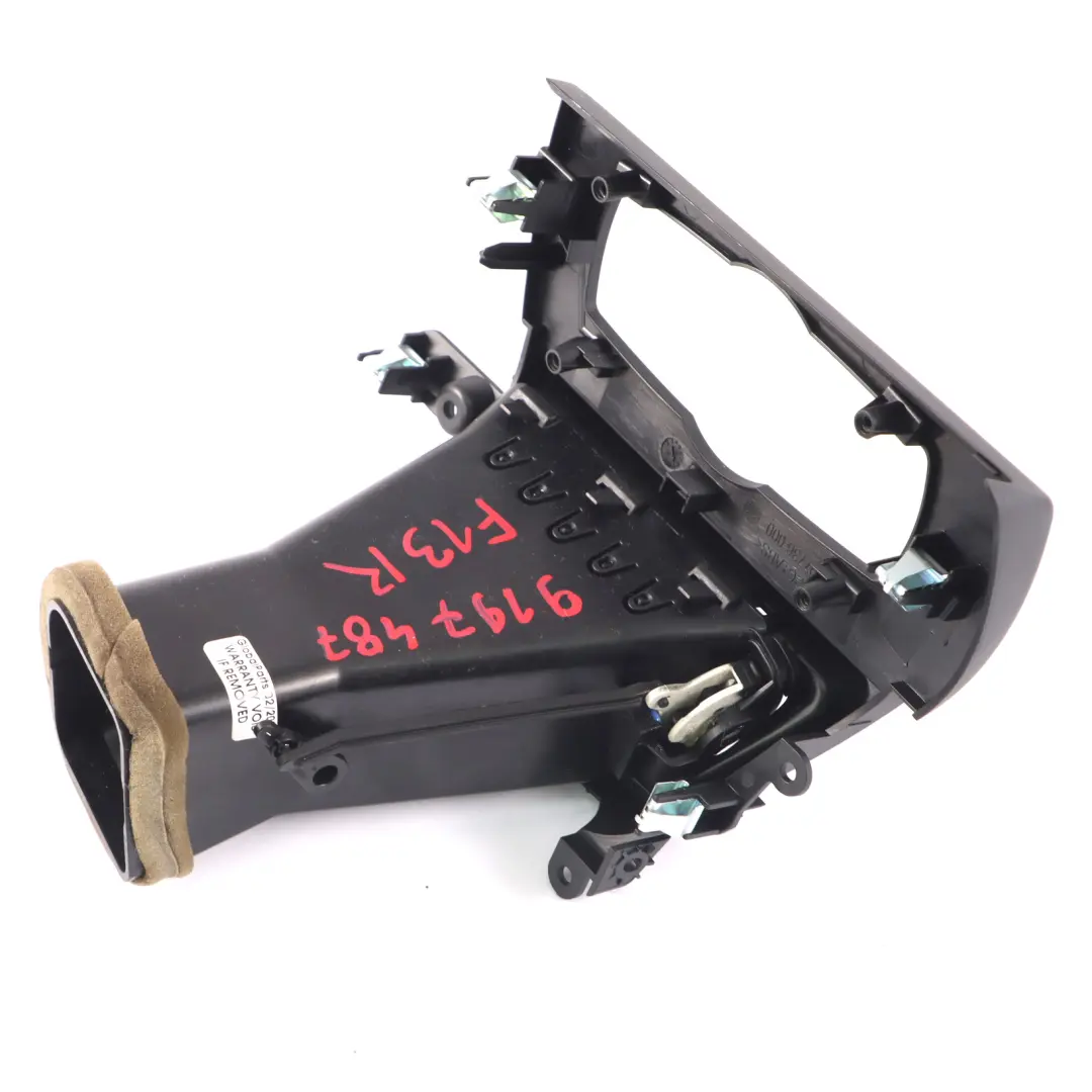 Duct BMW F13 F12 F06 Dashboard Heater Blower A/C Air Vent Right O/S to Air with Part number 9197487 Air Duct BMW F13 F12 F06 Dashboard Heater Blower A/C Air Vent Right O/S - SKU rhd-9197487 - Part number 9197487