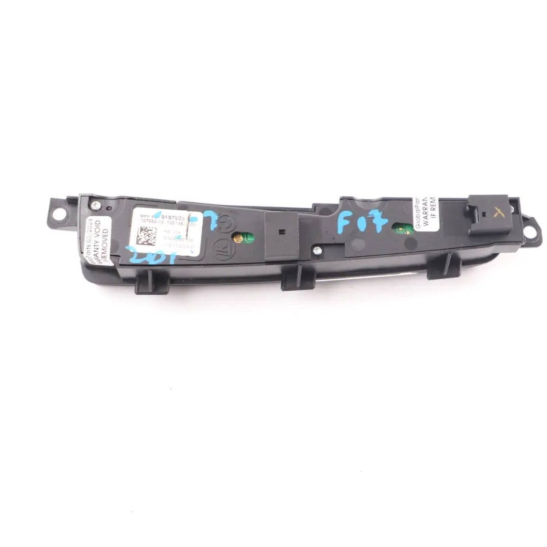 Operating Unit Centre Console Switch Button Panel to BMW F01 F07 F10 with Part number 9197903 BMW F01 F07 F10 Operating Unit Centre Console Switch Button Panel - SKU rhd-9197903-1 - Part number 9197903
