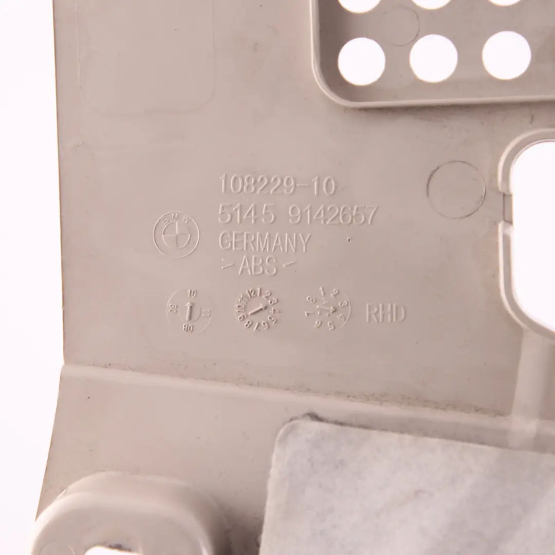 Front Left N/S Footwell Dash Trim Panel Bottom Elfenbeinweiss to BMW F07 with Part number 9199151 BMW F07 Front Left N/S Footwell Dash Trim Panel Bottom Elfenbeinweiss - SKU rhd-9199151 - Part number 9199151