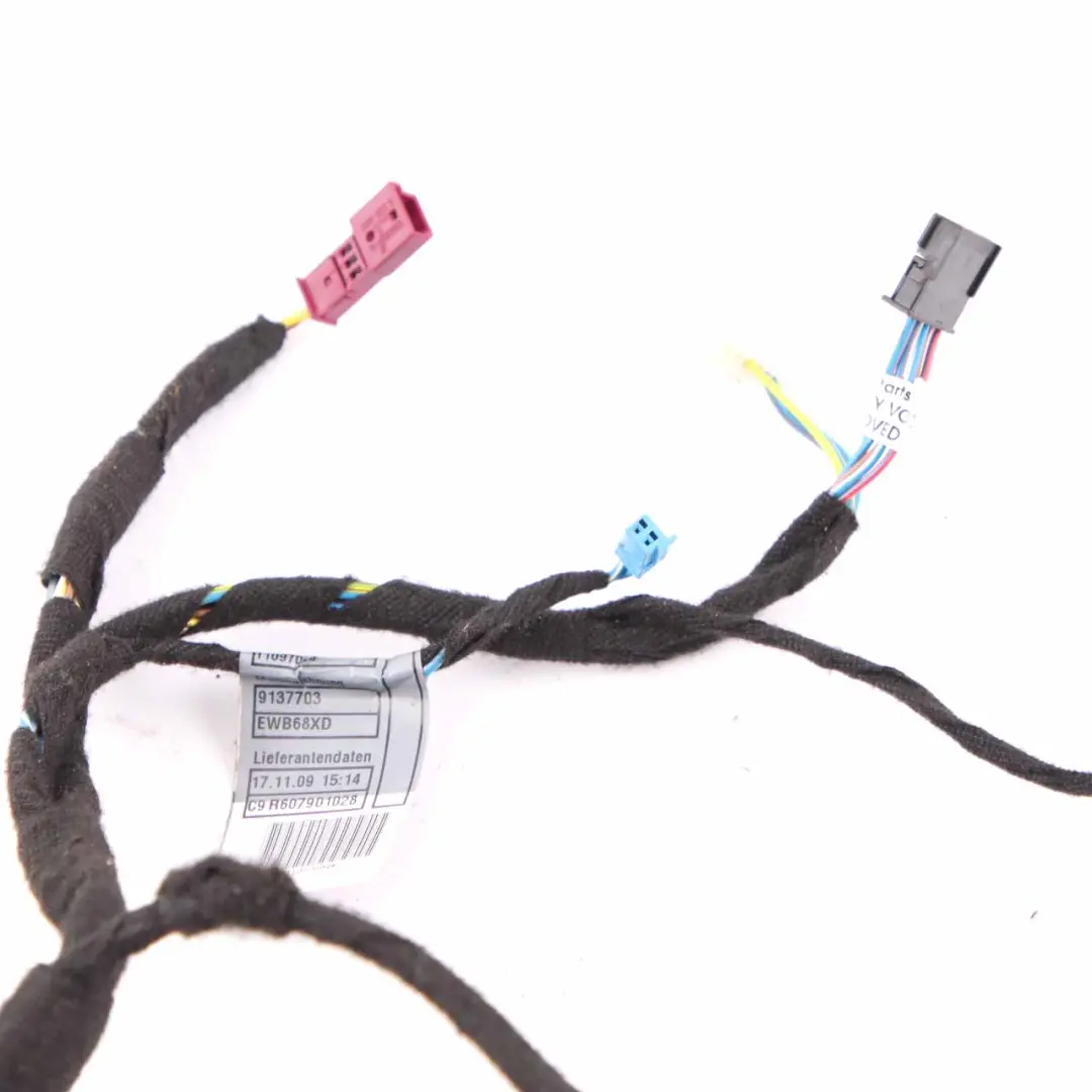 Wiring Harness Drivers Door Wiring Cable Loom to Mini R57 R58 with Part number 9199563 Mini R57 R58 Wiring Harness Drivers Door Wiring Cable Loom - SKU rhd-9199563 - Part number 9199563