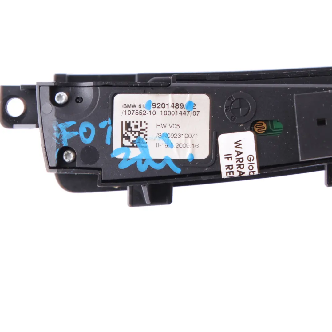 Operating Unit Centre Console Switch Control Module 9201489 to BMW F01 F02 F10 LCI with Part number 9267891 BMW F01 F02 F10 LCI Operating Unit Centre Console Switch Control Module 9201489 - SKU rhd-9201489 - Part number 9267891