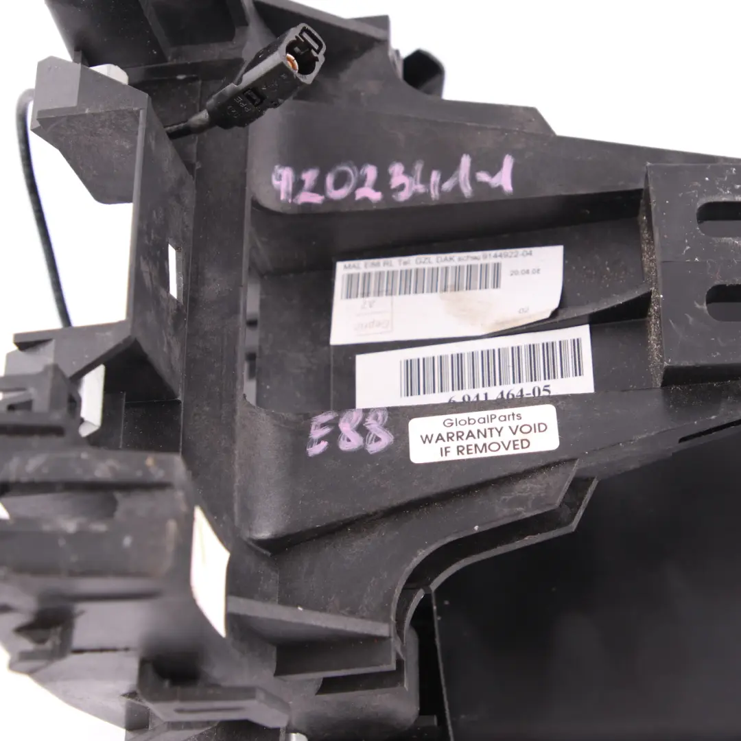 BMW E88 Console Arm Rest Armrest Black Trim Cover Telephone - SKU rhd-9202341-1 - Part number 9202341