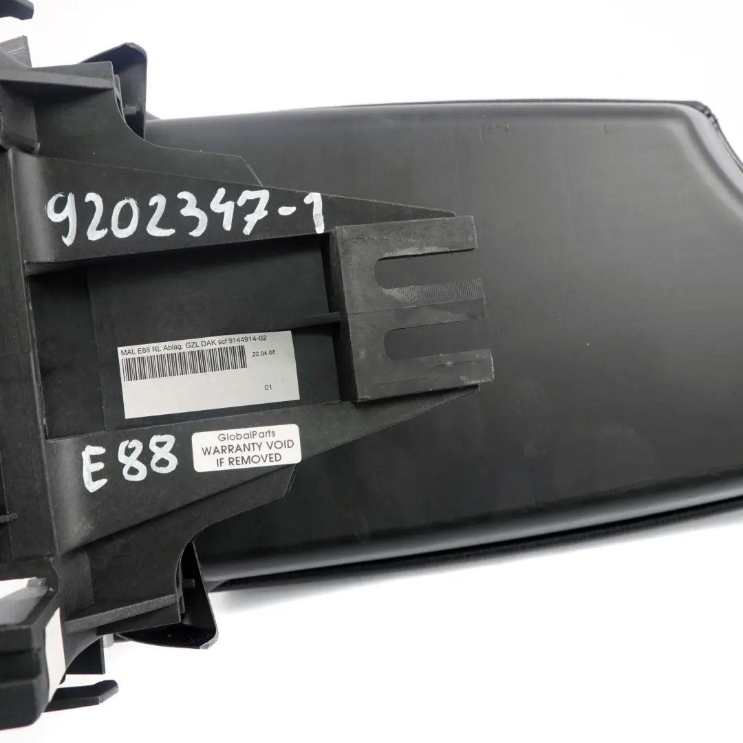 Front Armrest BMW E88 Centre Console Arm Rest Black Trim Cover Panel 9144914 to with Part number 9202347 Front Armrest BMW E88 Centre Console Arm Rest Black Trim Cover Panel 9144914 - SKU rhd-9202347-1 - Part number 9202347