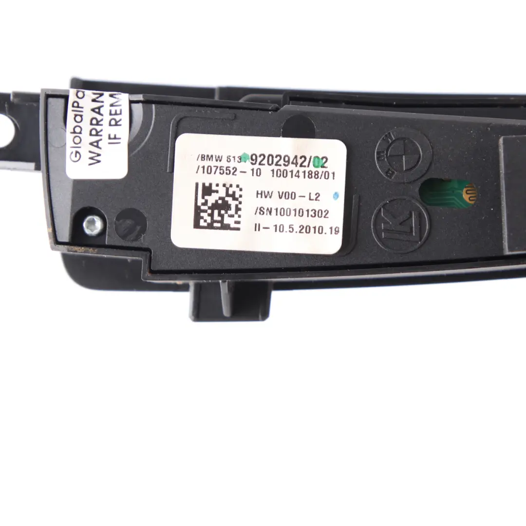 Control Panel BMW F10 F11 F13 X3 F25 Centre Console Switch Button PDC to with Part number 9202942 Control Panel BMW F10 F11 F13 X3 F25 Centre Console Switch Button PDC - SKU rhd-9202942 - Part number 9202942
