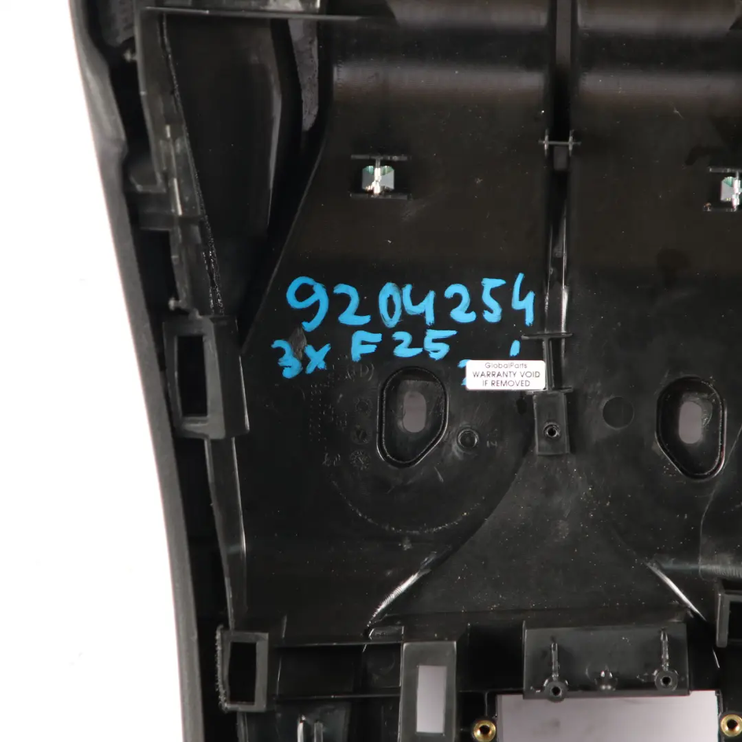 Centre Console Covering Mounting Panel Schwarz Black to BMW X3 F25 with Part number 9204254 BMW X3 F25 Centre Console Covering Mounting Panel Schwarz Black - SKU rhd-9204254 - Part number 9204254