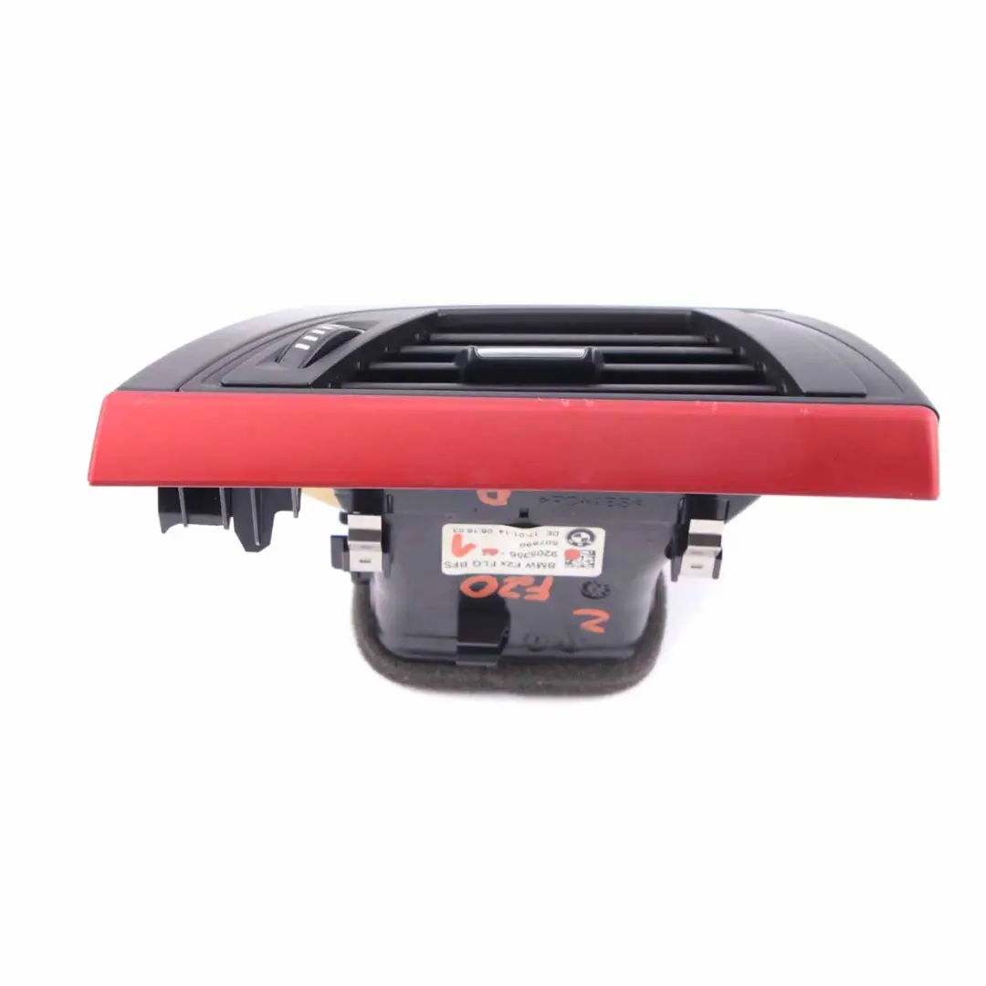 Dashboard Air Vent BMW F20 F21 F22 Right O/S Driver Side Fresh Coral Red to with Part number 9205356 Dashboard Air Vent BMW F20 F21 F22 Right O/S Driver Side Fresh Coral Red - SKU rhd-9205356-1 - Part number 9205356