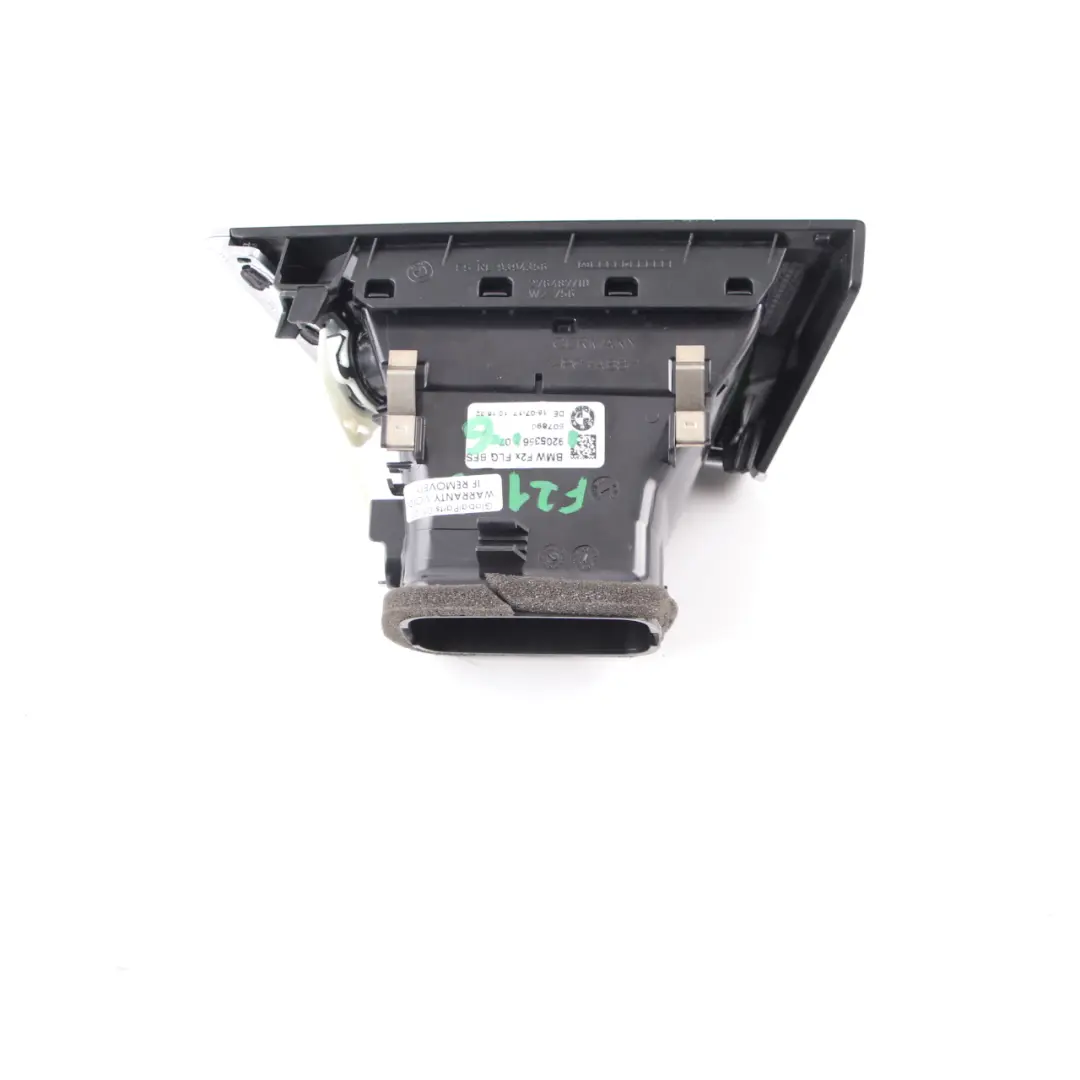  Dashboard Air Vent BMW F20 F21 Right O/S Nozzle Grill High Gloss Silver - SKU rhd-9205356-6 - Part number 9205356