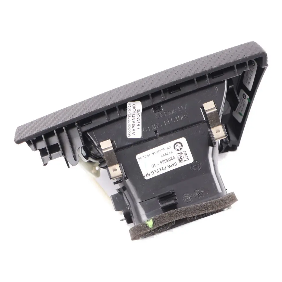  Dashboard Air Vent BMW F20 F21 Right O/S Dash Nozzle Grill - SKU rhd-9205356-7 - Part number 9205356