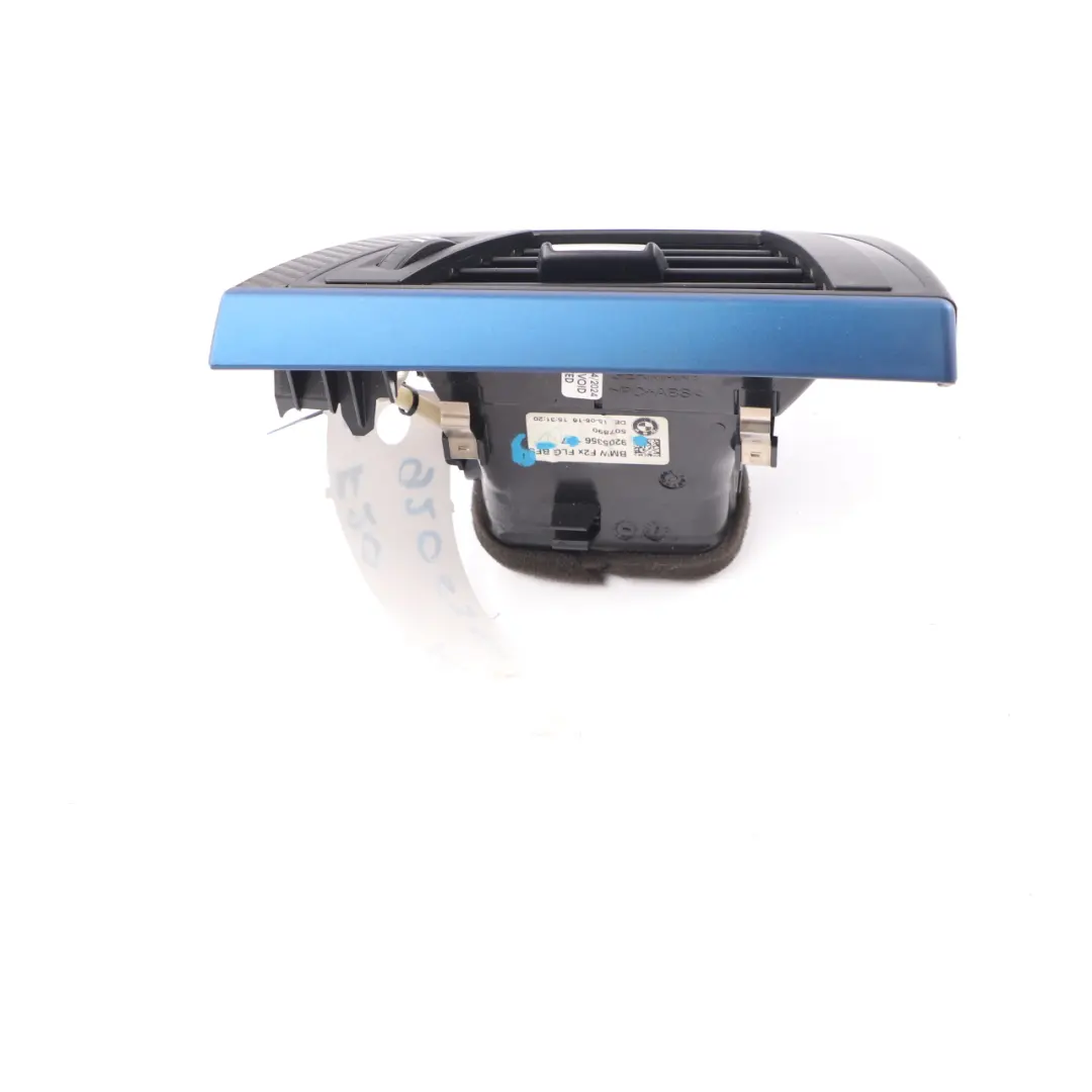 Dashboard Air Vent BMW F20 F21 F22 Right O/S Driver Side Fresh Blue Matt to with Part number 9205356 Dashboard Air Vent BMW F20 F21 F22 Right O/S Driver Side Fresh Blue Matt - SKU rhd-9205356-9 - Part number 9205356
