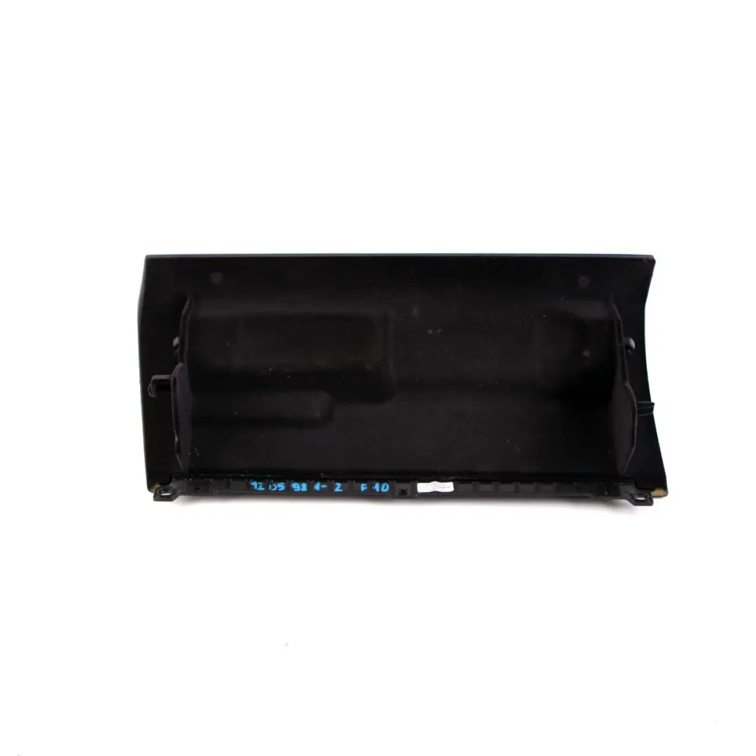 BMW 5 Series F10 F11 LCI Cover Glove Storage Box Glovebox Panel Black - SKU rhd-9205981-2 - Part number 9205981
