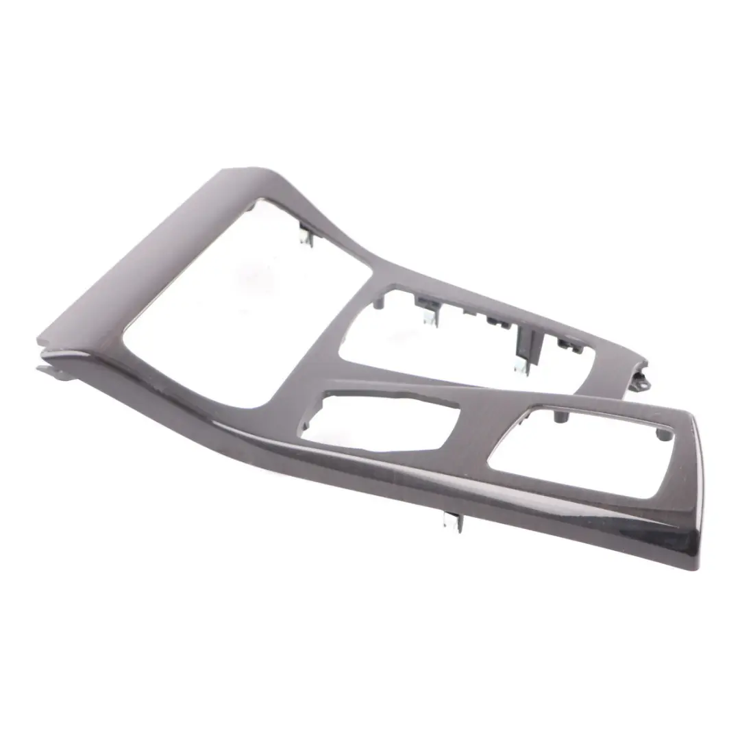 Centre Console Cover BMW F10 F11 Interior Trim Frame Wood Anthracite to with Part number 9206381 Centre Console Cover BMW F10 F11 Interior Trim Frame Wood Anthracite - SKU rhd-9206381-2 - Part number 9206381