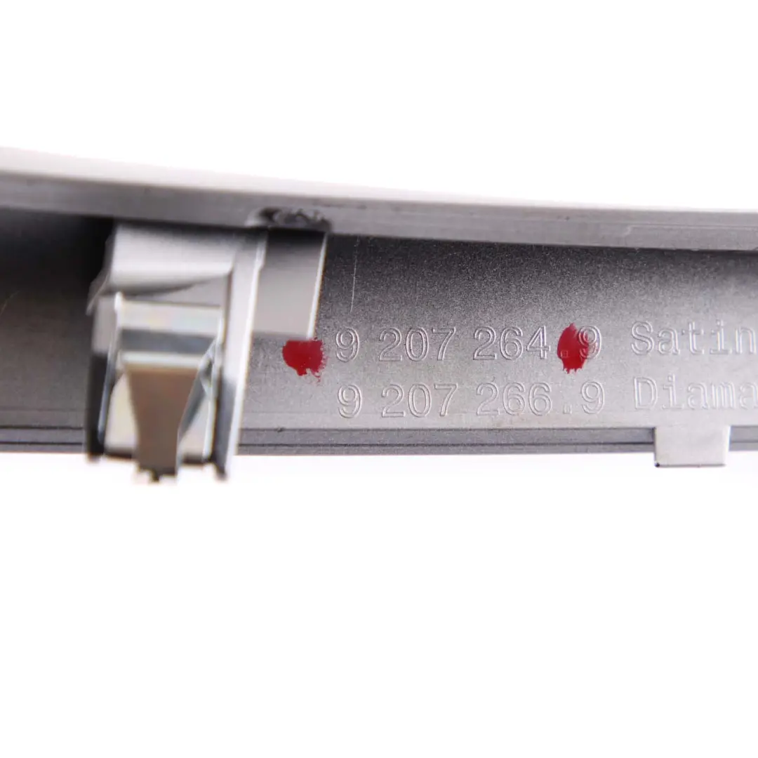 Interior Decor Trim Centre Console Cover Satinsilber Silver to BMW 1 Series F20 with Part number 9207264 BMW 1 Series F20 Interior Decor Trim Centre Console Cover Satinsilber Silver - SKU rhd-9207264 - Part number 9207264