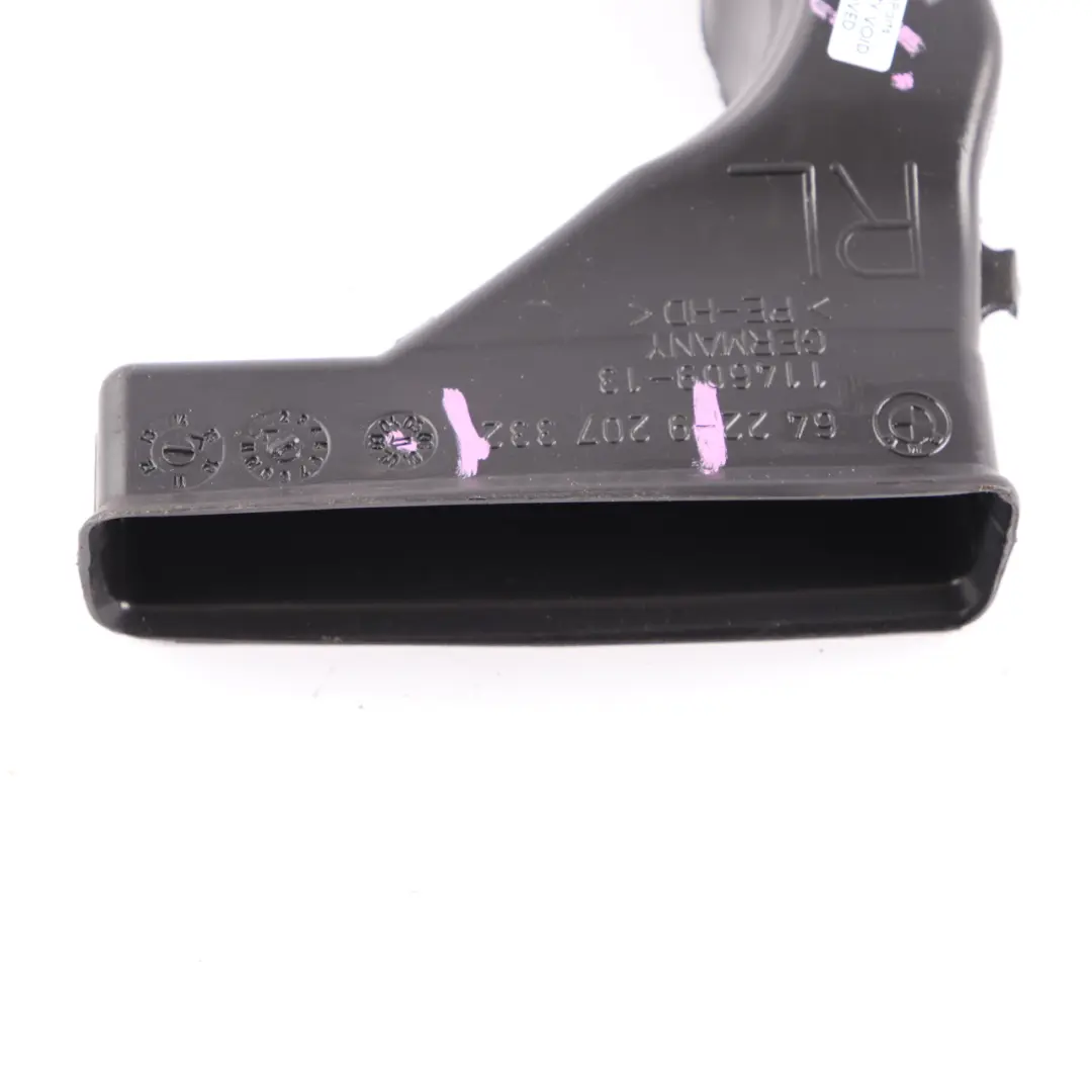 Heater Air Rear Duct Tunel Intermediate to BMW 1 2 3 Series F20 F21 F22 F30 with Part number 9207332 BMW 1 2 3 Series F20 F21 F22 F30 Heater Air Rear Duct Tunel Intermediate - SKU rhd-9207332 - Part number 9207332