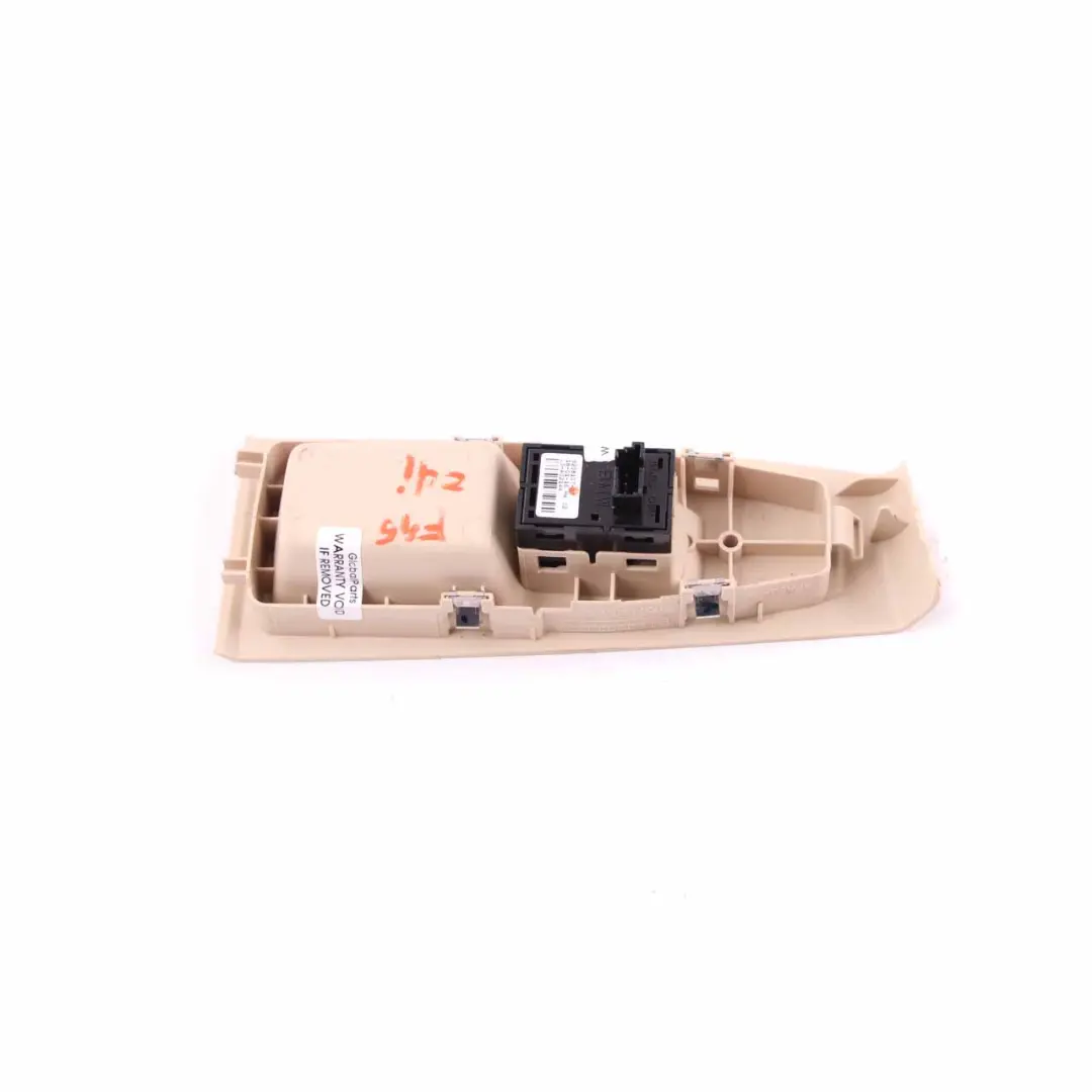 BMW F45 Active Tourer Switch Window Lifter Button Trim Front Left N/S Beige - SKU rhd-9208107-3 - Part number 9208107