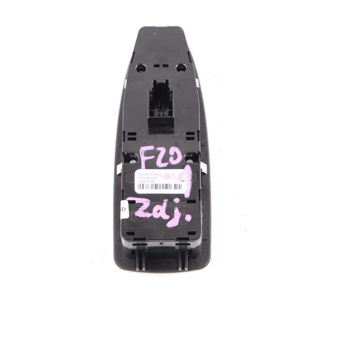 Switch Window Lifter Right O/S Driver Side to BMW F20 F30 F31 with Part number 9208110 BMW F20 F30 F31 Switch Window Lifter Right O/S Driver Side - SKU RHD-9208110-1 - Part number 9208110
