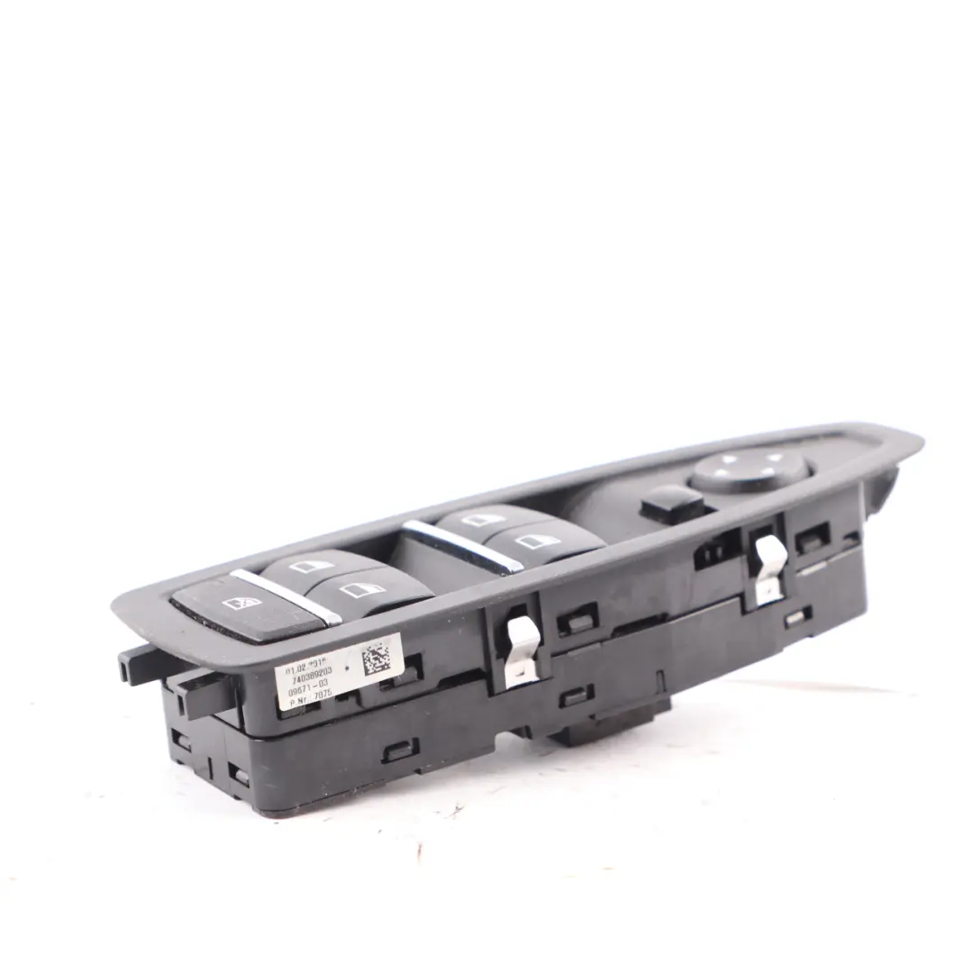 BMW F20 F30 F31 Window Lifter Switch Right O/S Driver Side Black Trim - SKU rhd-9208110-6 - Part number 9208110