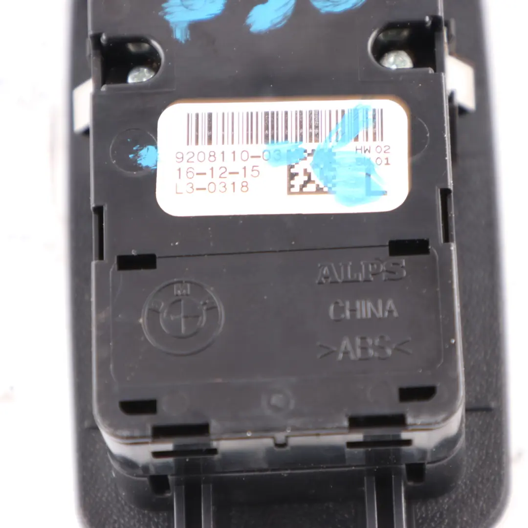 Window Lifter Switch Right O/S Driver Side Black Trim to BMW F20 F30 F31 with Part number 9208110 BMW F20 F30 F31 Window Lifter Switch Right O/S Driver Side Black Trim - SKU rhd-9208110-6 - Part number 9208110
