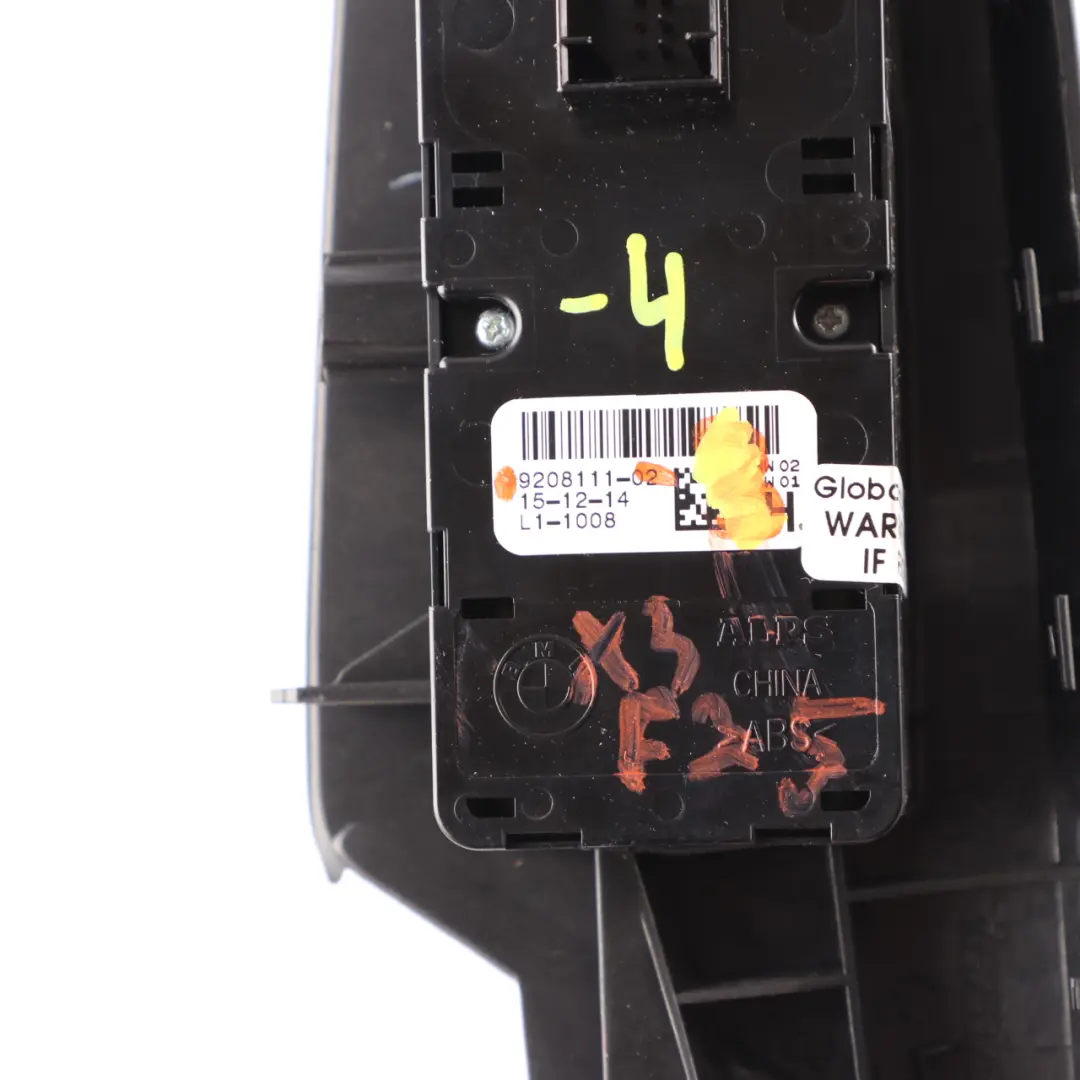 Window Lifter Switch Driver's Side Panel Tailgate Open Button to BMW X3 F25 with Part number 9208111 BMW X3 F25 Window Lifter Switch Driver's Side Panel Tailgate Open Button - SKU rhd-9208111-4 - Part number 9208111