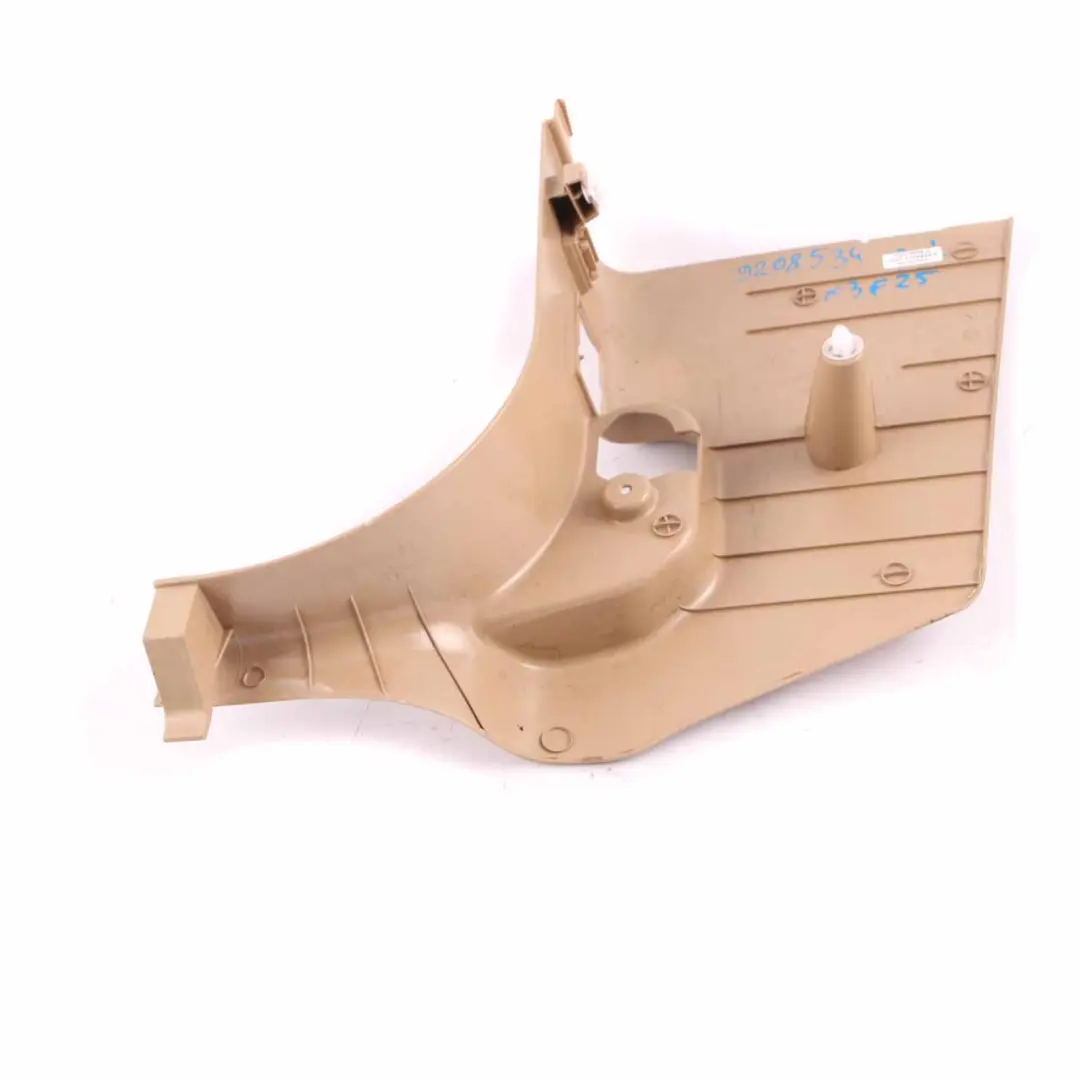 Trim Panel BMW X3 F25 X4 F26 Lateral Cover Bottom Front Right O/S Beige 9175046 to with Part number 9208534 Trim Panel BMW X3 F25 X4 F26 Lateral Cover Bottom Front Right O/S Beige 9175046 - SKU rhd-9208534 - Part number 9208534