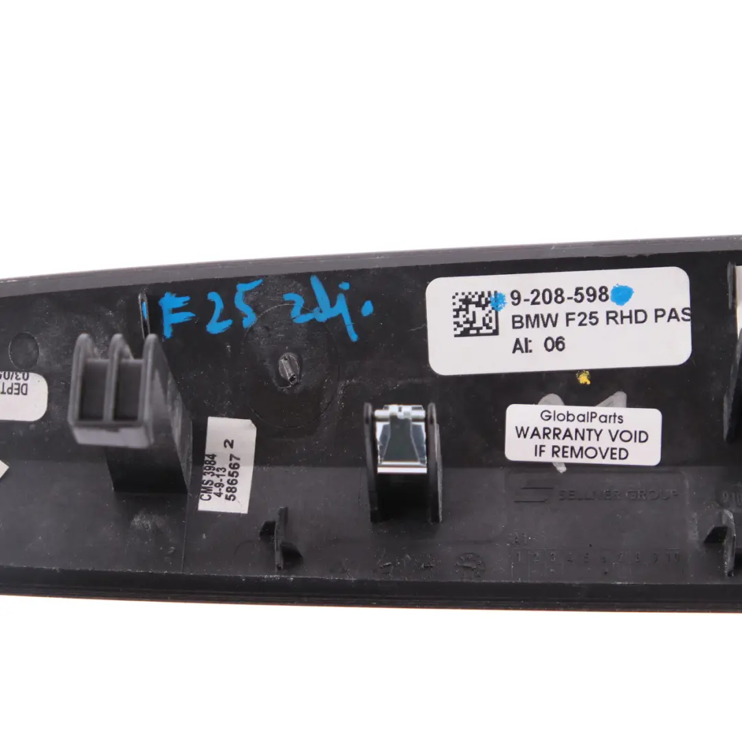 Dashboard Cover Trim BMW X3 F25 X4 F26 Dash Panel Wood Fineline Wave to with Part number 9208598 Dashboard Cover Trim BMW X3 F25 X4 F26 Dash Panel Wood Fineline Wave - SKU rhd-9208598 - Part number 9208598