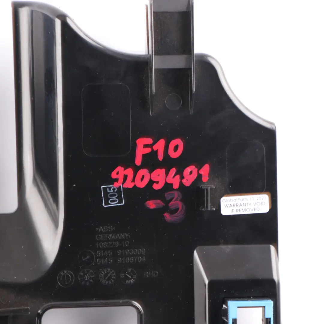 BMW F10 F11 Footwell Trim Panel Driver's Side Cover Black 9193009 9166704 - SKU rhd-9209491-3 - Part number 9209491