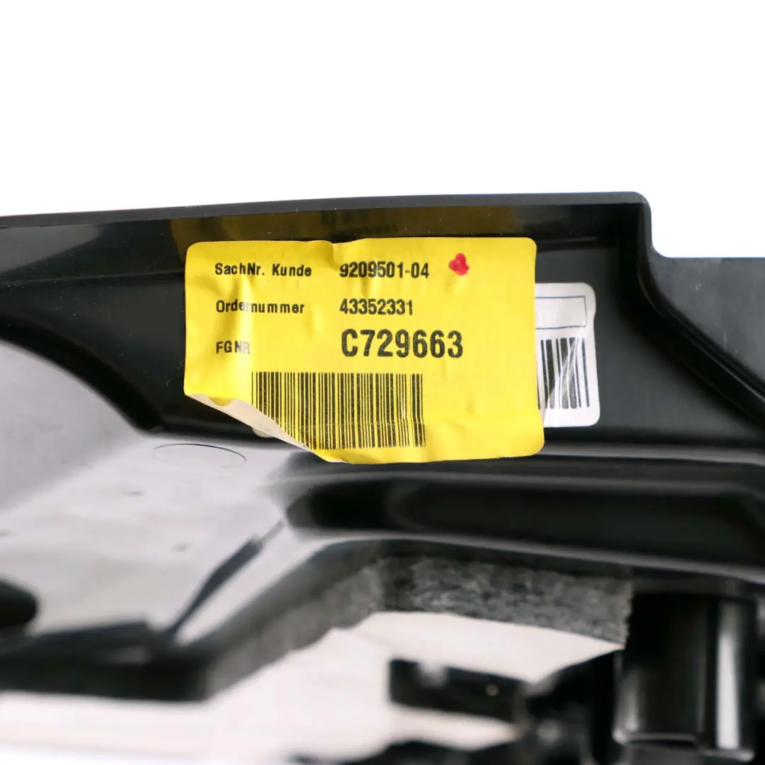 BMW 5 Series F10 F11 Passenger's Footwell Trim Panel Bottom Black - SKU rhd-9209501 - Part number 9209501