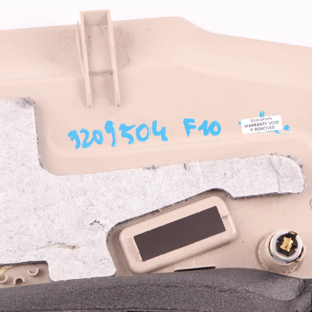 Passenger's Footwell Trim Panel Cover Bottom Oyster to BMW F10 F11 with Part number 9209504 BMW F10 F11 Passenger's Footwell Trim Panel Cover Bottom Oyster - SKU rhd-9209504 - Part number 9209504