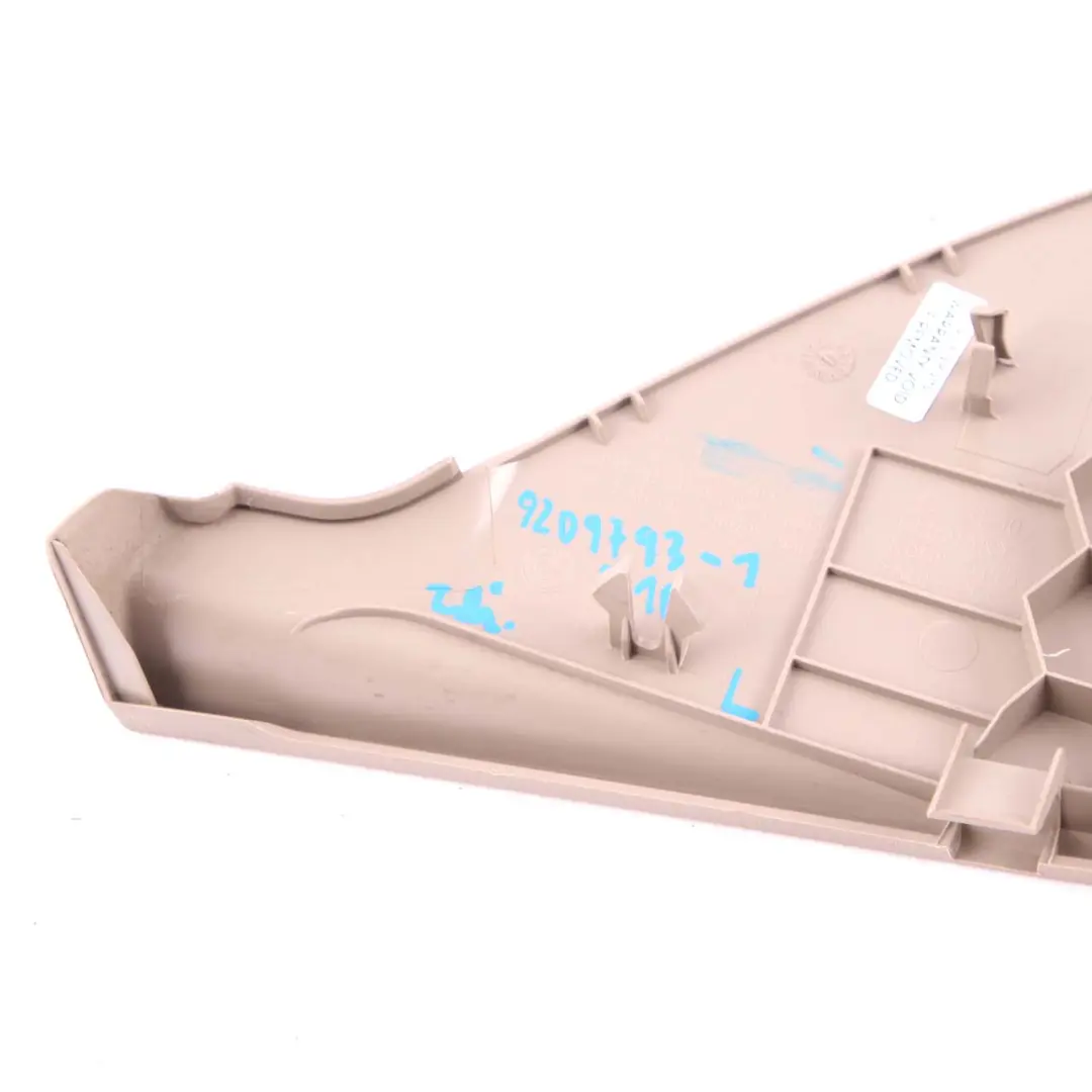 Dashboard Trim BMW F10 F11 Side Panel Left N/S Cover Oyster Dolomiti to with Part number 9209791 Dashboard Trim BMW F10 F11 Side Panel Left N/S Cover Oyster Dolomiti - SKU rhd-9209791 - Part number 9209791