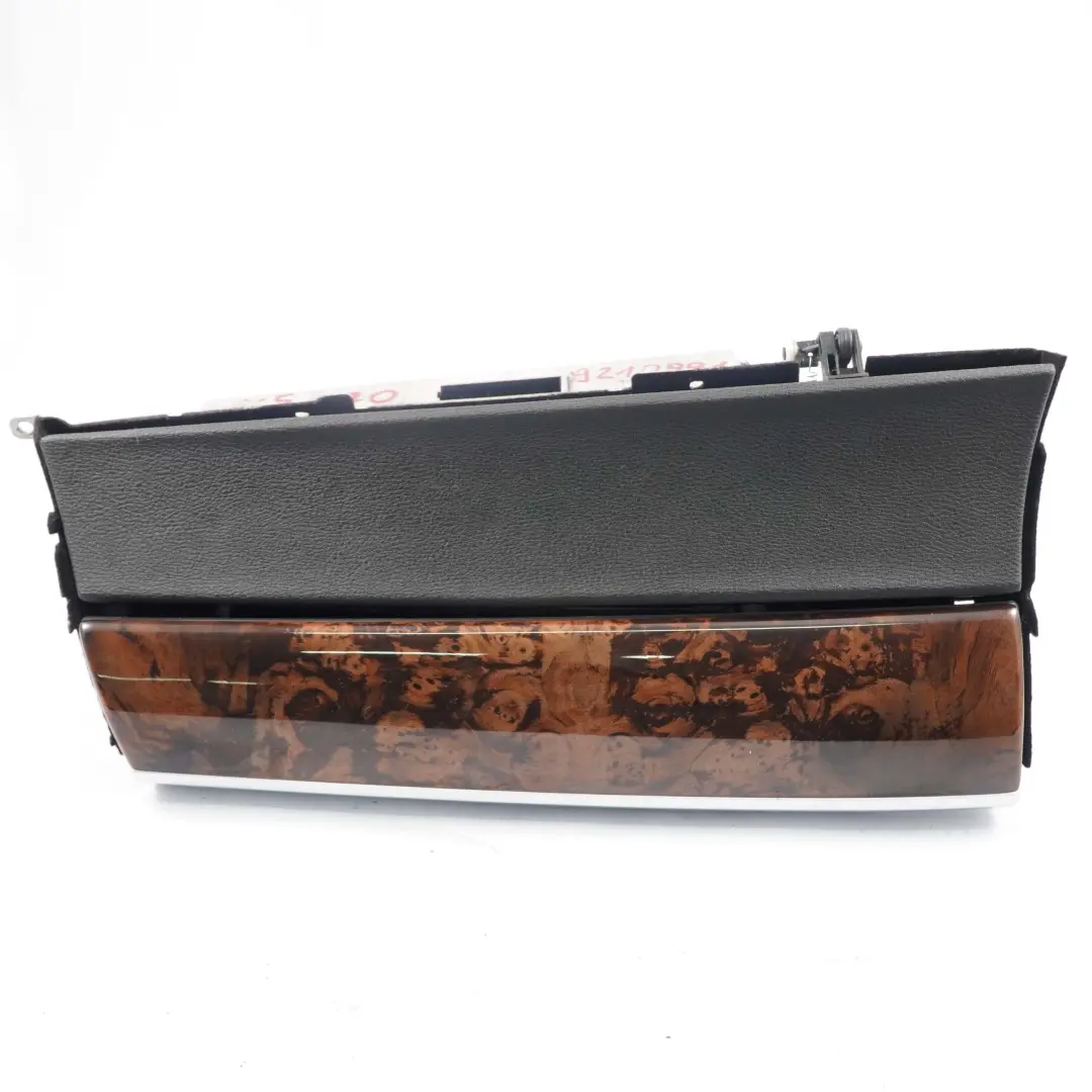 Glove Box BMW X5 X6 E70 E71 Storage Front Panel Cover Wood Burr Walnut to with Part number 9210991 Glove Box BMW X5 X6 E70 E71 Storage Front Panel Cover Wood Burr Walnut - SKU rhd-9210991 - Part number 9210991