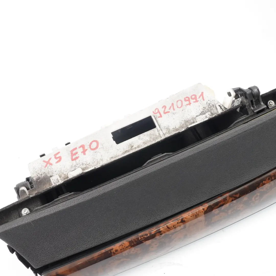 Glove Box BMW X5 X6 E70 E71 Storage Front Panel Cover Wood Burr Walnut to with Part number 9210991 Glove Box BMW X5 X6 E70 E71 Storage Front Panel Cover Wood Burr Walnut - SKU rhd-9210991 - Part number 9210991