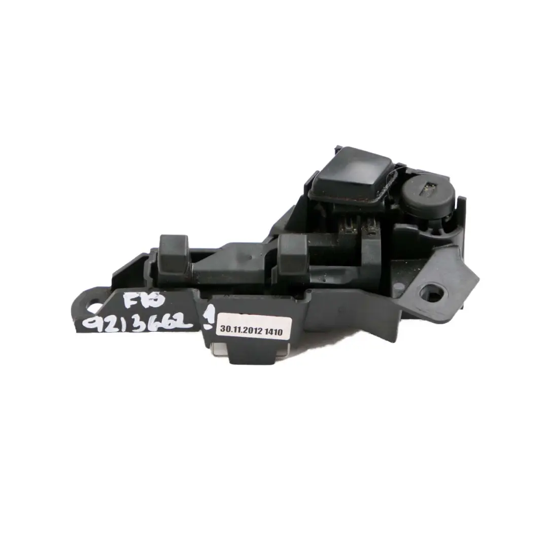 BMW 5 F10 F11 LCI 1 Centre Console Armrest Lock Catch Locking Mechanism - SKU rhd-9213662-1 - Part number 9213662