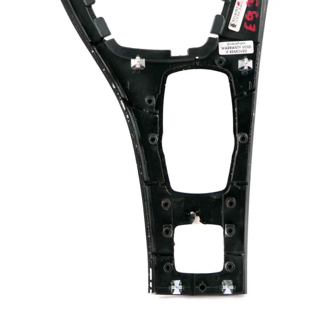 Trim Cover Centre Console Wood Variegated Bamboo Anthracite to BMW E93 LCI with Part number 9214787 BMW E93 LCI Trim Cover Centre Console Wood Variegated Bamboo Anthracite - SKU rhd-9214787 - Part number 9214787