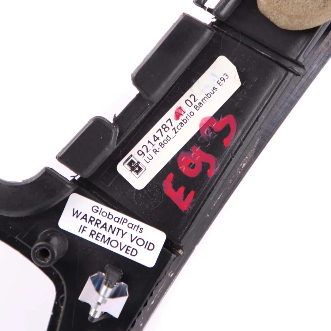 Trim Cover Centre Console Wood Variegated Bamboo Anthracite to BMW E93 LCI with Part number 9214787 BMW E93 LCI Trim Cover Centre Console Wood Variegated Bamboo Anthracite - SKU rhd-9214787 - Part number 9214787