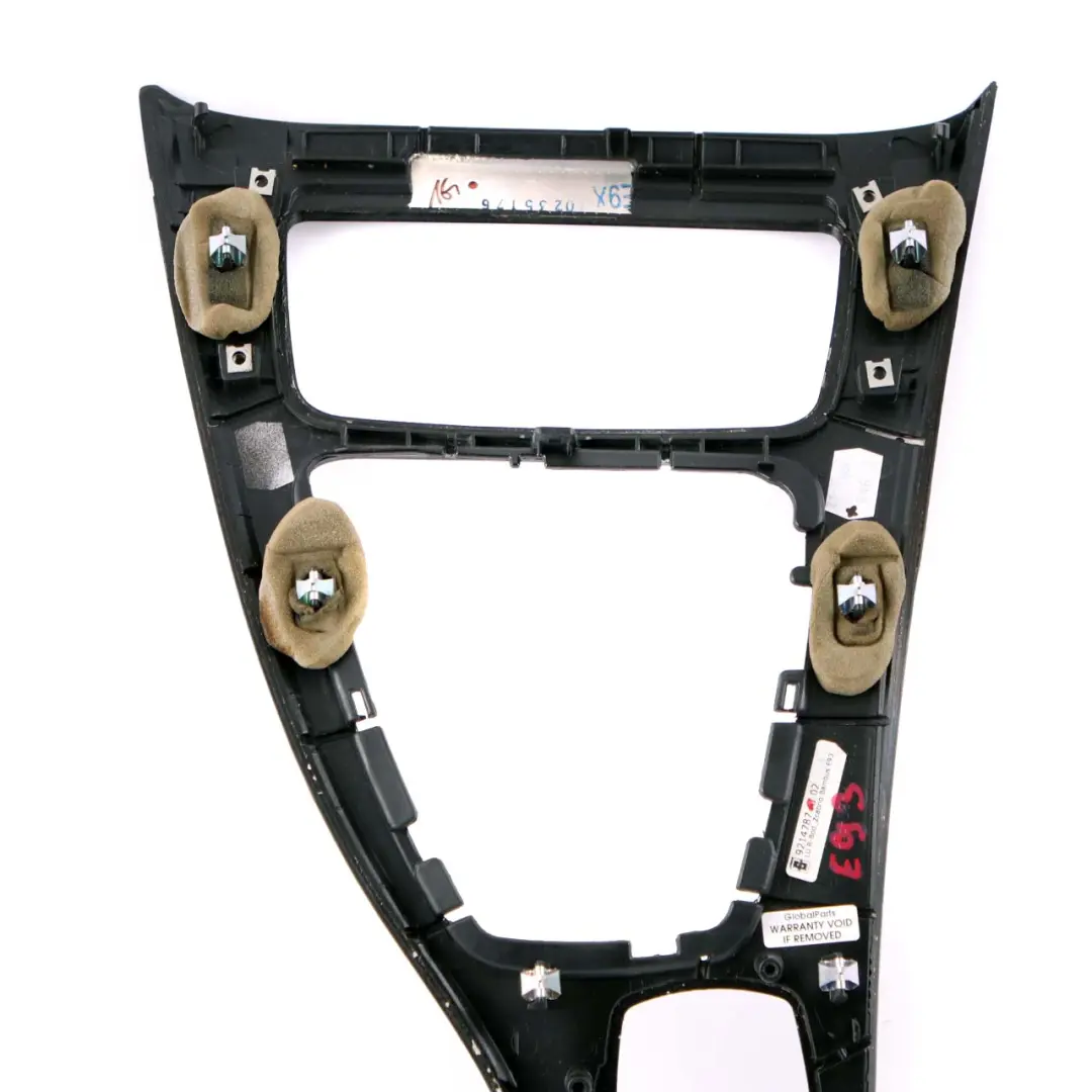 BMW E93 LCI Trim Cover Centre Console Wood Variegated Bamboo Anthracite - SKU rhd-9214787 - Part number 9214787