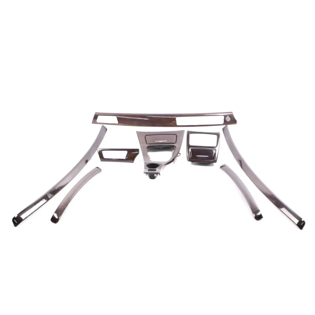 Dashboard Strip Trim Cover Panel Bamboo Woodgrain Anthracite Set to BMW E93 LCI with Part number 9214798 BMW E93 LCI Dashboard Strip Trim Cover Panel Bamboo Woodgrain Anthracite Set - SKU rhd-9214798 - Part number 9214798